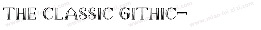 the classic githic字体转换